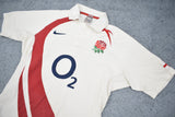 2008 England Home Jersey - S/M