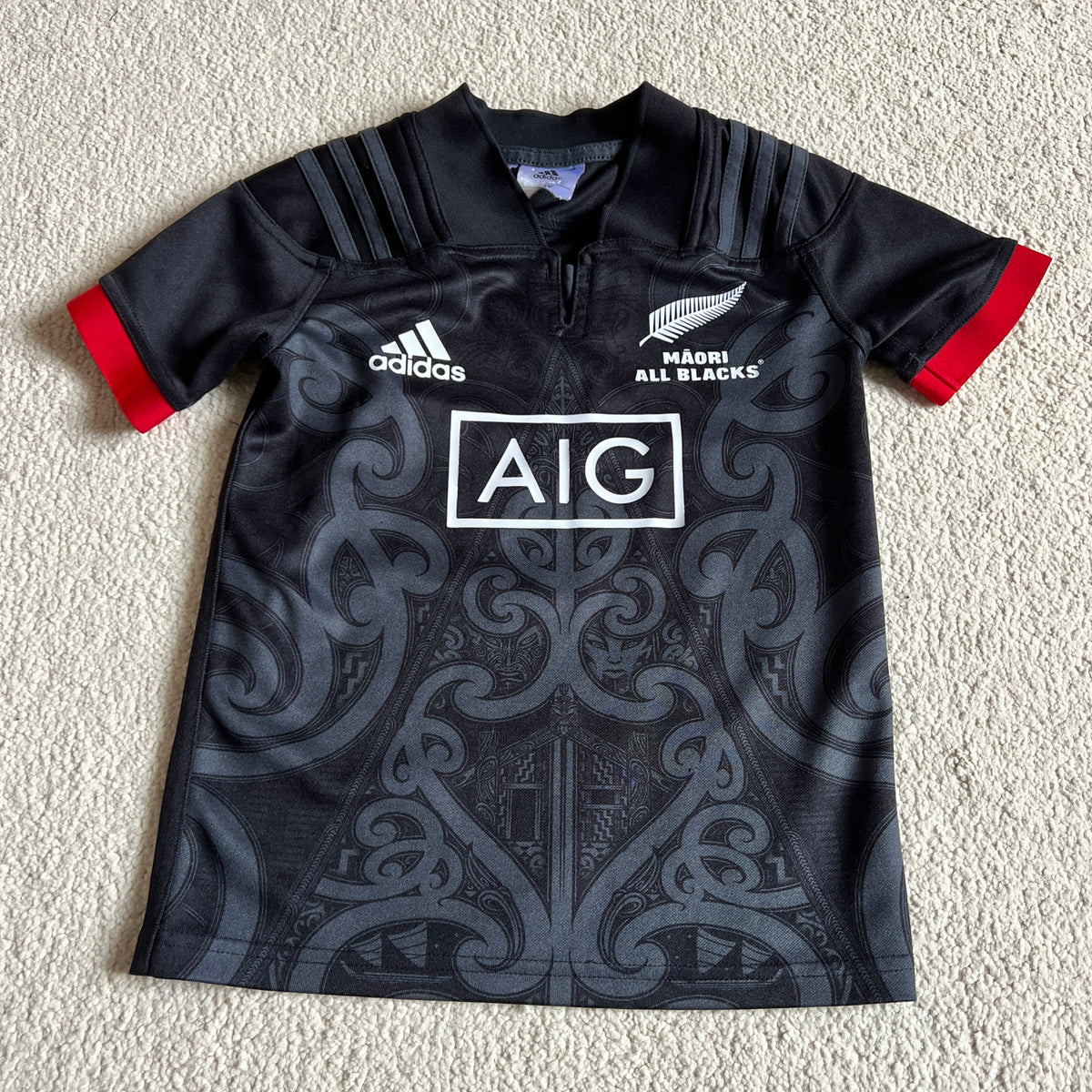 2018 Māori All Blacks Jersey Kids 8Yrs