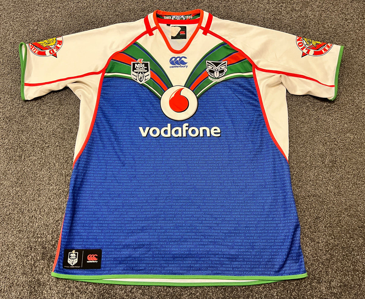 2014 NZ Warriors Heritage Jersey 2XL Boomfa Vintage