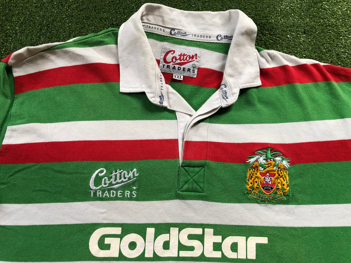 2003 Leicester Tigers Home Jersey - L – Boomfa Vintage