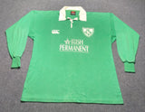 2001 Ireland Home Jersey - L (L/S)