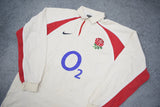 2005 England Home Jersey - M