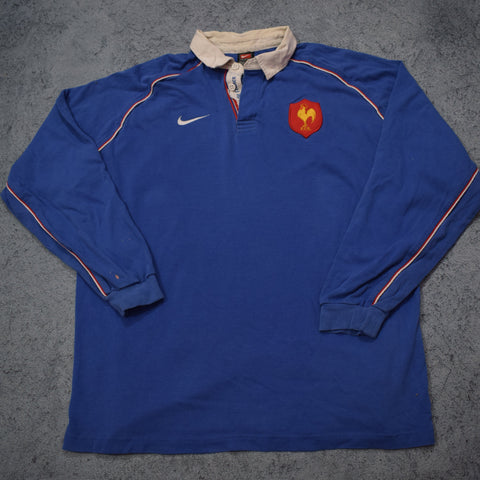 2000 France Home Jersey - XL