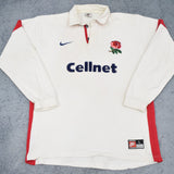 1999 England Home Jersey - L