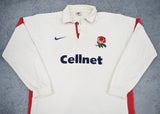 1999 England Home Jersey - L