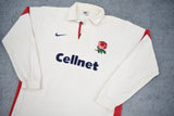 1999 England Home Jersey - L