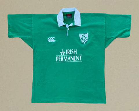 2001 Ireland Home Jersey - L/XL