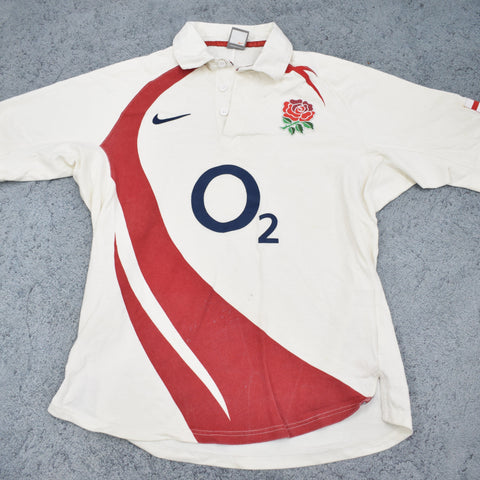 2008 England Home Jersey - S/M