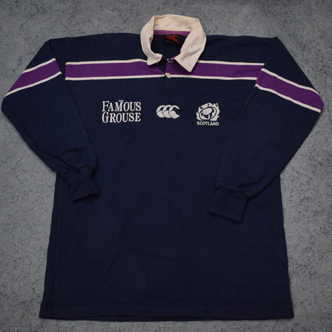 2001 Scotland Home Jersey - L