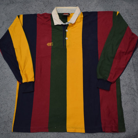1990s CCC Multicolour Striped Jersey - XL