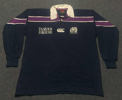 2001 Scotland Home Jersey - M