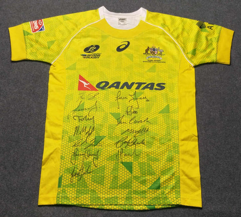 2015 Wallabies Sevens Jersey - M (Signed, Player Issue)