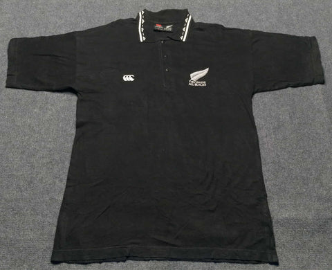 1990s All Blacks Polo - M