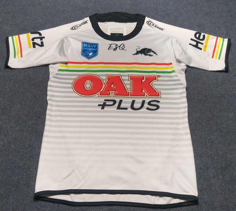 2021 Penrith Panthers Away Jersey - M (#4, Harold Matthews, Player Issue)