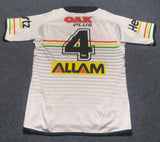 2021 Penrith Panthers Away Jersey - M (#4, Harold Matthews, Player Issue)
