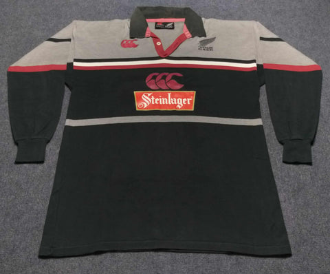 1990s All Blacks Steinlager Training Jersey - L