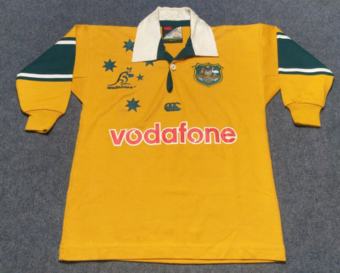 2001 Wallabies Home Jersey - Sz 6 (Kids)