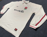 2001 England Home Jersey - L