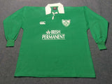 2001 Ireland Home Jersey - XL (L/S)