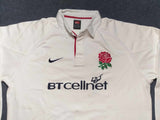 2001 England Home Jersey - L