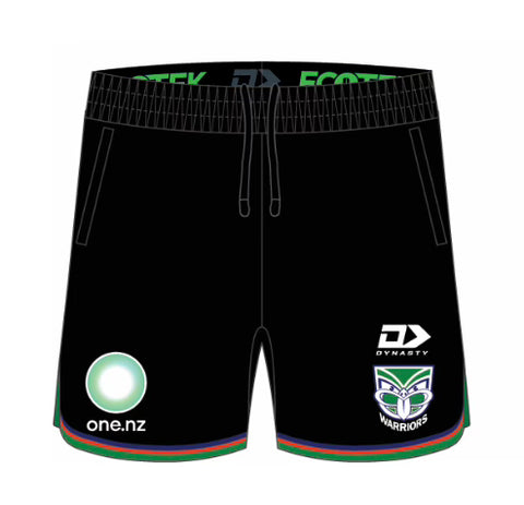 2026 One NZ Warriors Gym Shorts - Black