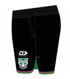 2026 One NZ Warriors Gym Shorts - Black