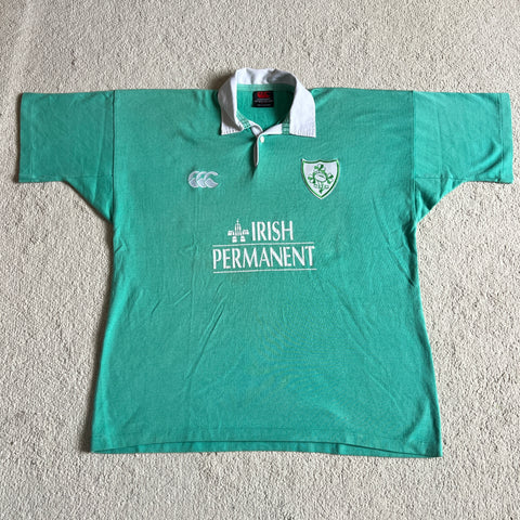 2001 Ireland Home Jersey - L (S/S)