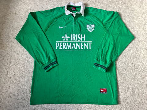 2000 Ireland Home Jersey - L