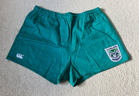 1996* Warriors Drill Cotton Training Shorts - L