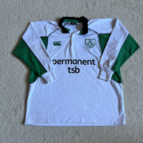 2005 Ireland Away Jersey - Sz 10 Boys / Women's