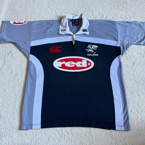 Natal Sharks Rugby Jersey Logos Classic Rugby Shirts 2002 Natal