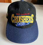 1990s SQ Crushers Blues Full Boar Wool Blend Cap