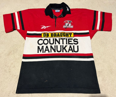 1995 Counties Manukau Home Jersey - L