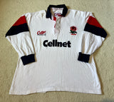 1996 England Home Jersey - L