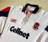 1996 England Home Jersey - L