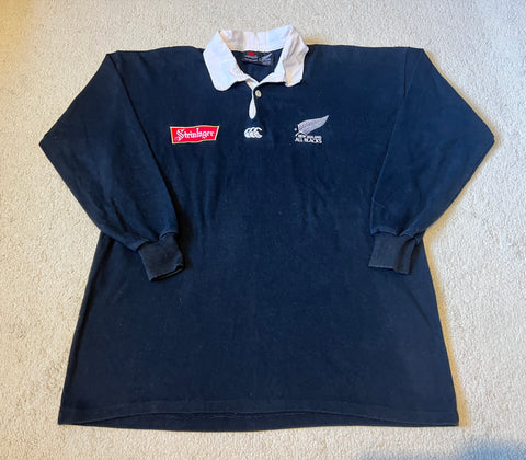 1994 All Blacks Steinlager Home Jersey - L