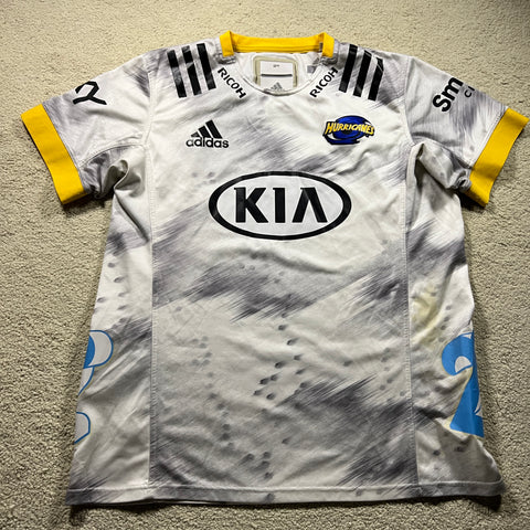 2021 Hurricanes Away Jersey - 2XL / 13 (Player Issue)