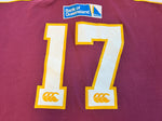 2004 Queensland Reds Match-Worn #17 Trial Jersey - 2XL