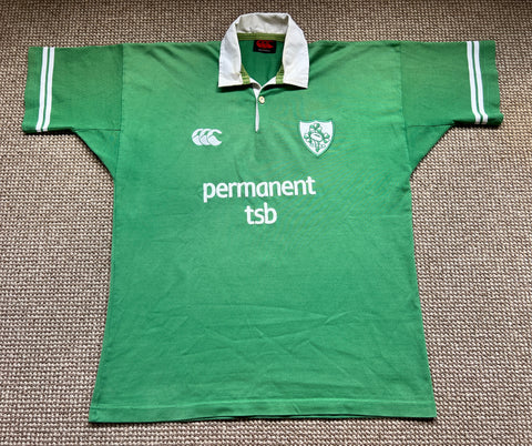 2001 Ireland Home Jersey - XL (S/S)