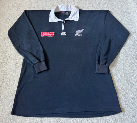 1994 All Blacks Steinlager Home Jersey - L