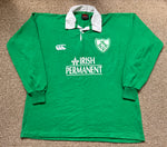 2001 Ireland Home Jersey - XL (L/S)