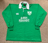 2001 Ireland Home Jersey - XL (L/S)