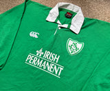 2001 Ireland Home Jersey - XL (L/S)