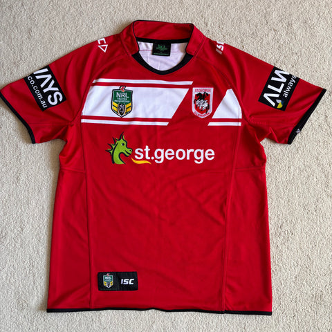 2014 St George Illawarra Dragons Away Jersey - L