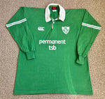 2001 Ireland Home Jersey - XL (L/S)