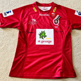 2014/15 Queensland Reds Jersey - L (BNWT, Genia Signed)