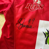 2014/15 Queensland Reds Jersey - L (BNWT, Genia Signed)