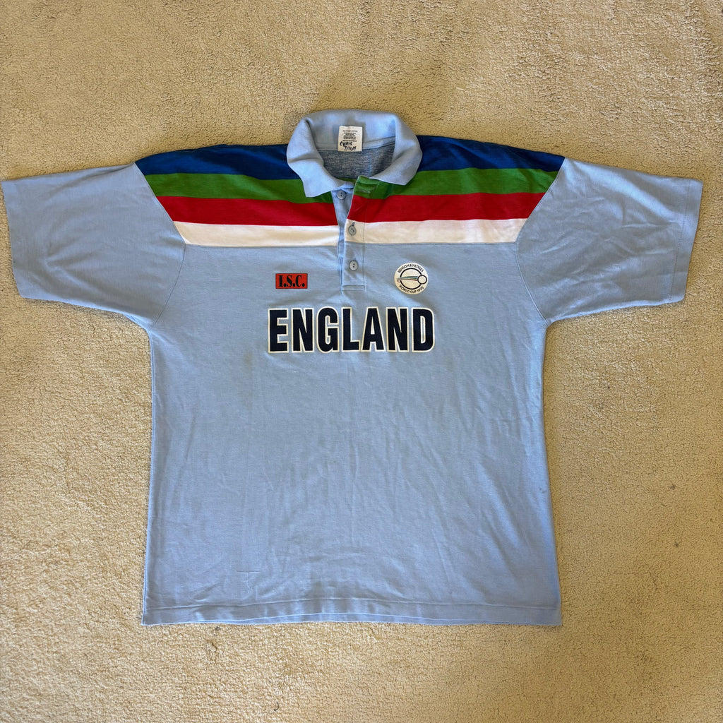 T-shirt Cricket Angleterre - Coupe Du Monde 1992 Reproduction Neuf 1006570 T-shirt Cricket Angleterre - Coupe Du Monde 1992 Reproduction Neuf 1006570