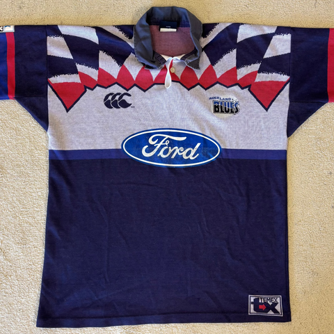 1997 Auckland Blues Jersey - L (Temex)
