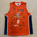 2020s Southland Sharks NBL Singlet - XL (#5, Signed)